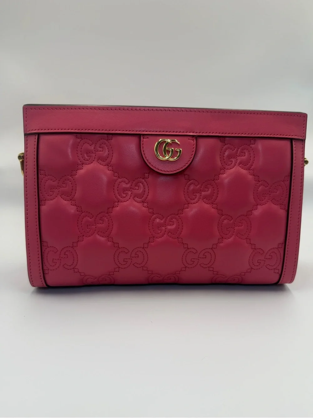 Gucci Small Matelasse Pink Crossbody
